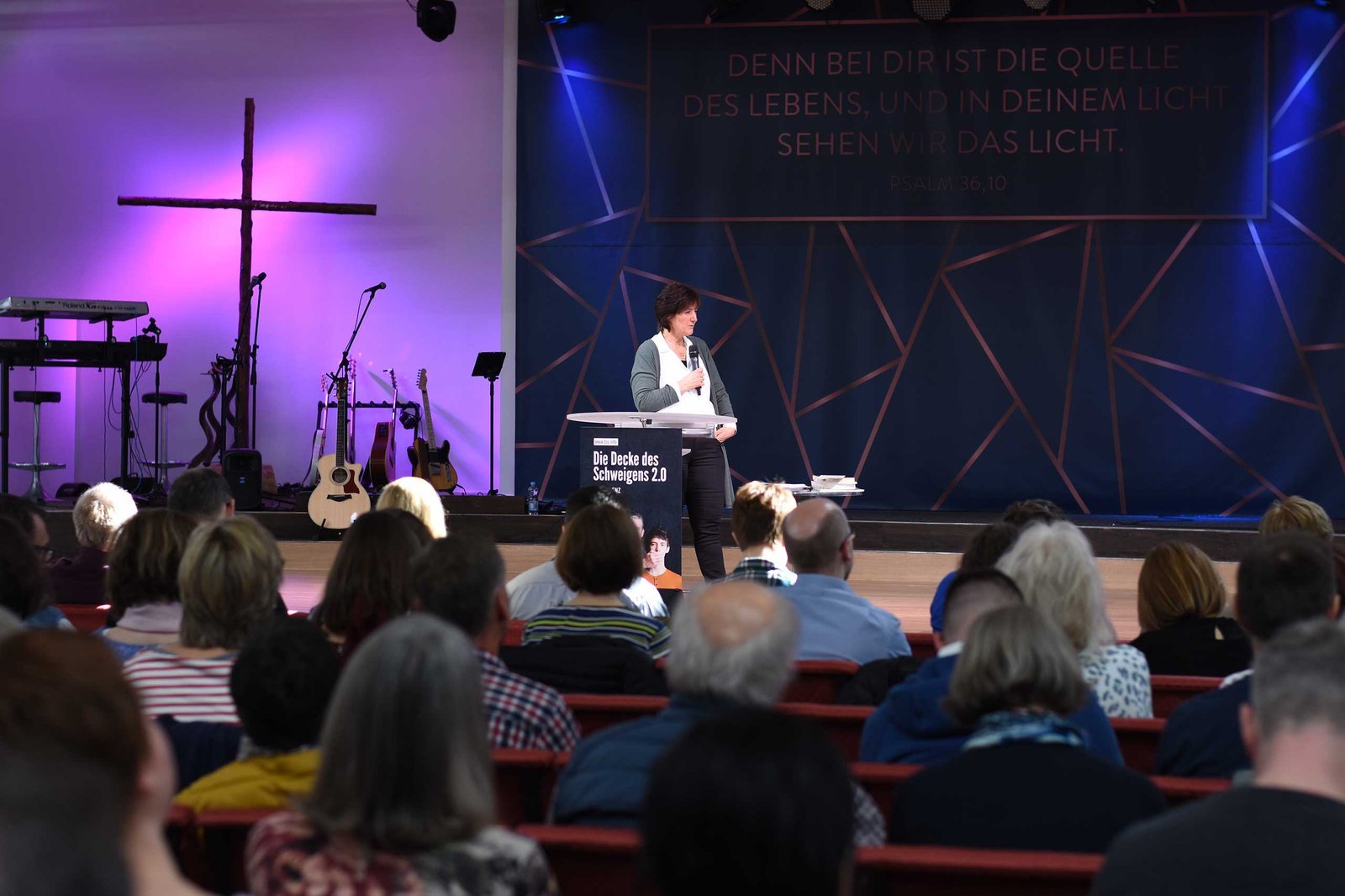 A 'Breaking the Veil of Silence' seminar with a full audience